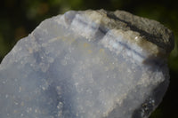 Natural Blue Lace Agate Geode Specimens  x 4 From Nsanje, Malawi - Toprock Gemstones and Minerals 