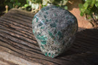 Polished Rare Emerald Mica In Matrix Standing Free Forms x 1 From Mutoko, Zimbabwe - Toprock Gemstones and Minerals 