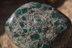 Polished Rare Emerald Mica In Matrix Standing Free Forms x 1 From Mutoko, Zimbabwe - Toprock Gemstones and Minerals 
