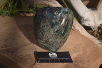 Polished Rare Emerald Mica In Matrix Standing Free Forms x 1 From Mutoko, Zimbabwe - Toprock Gemstones and Minerals 