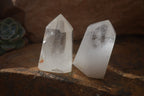 Polished Clear Quartz Crystal Points x 12 From Madagascar - Toprock Gemstones and Minerals 