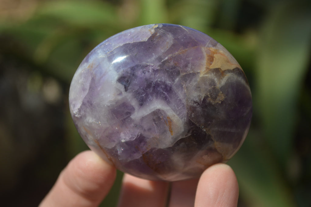 Polished Dream Amethyst Galet / Palm Stones x 12 From Ambatondrazaka, Madagascar - Toprock Gemstones and Minerals 