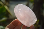 Polished Pink Rose Quartz Standing Free Forms x 6 From Madagascar - Toprock Gemstones and Minerals 