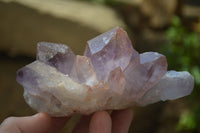 Natural Jacaranda Amethyst Clusters x 6 From Mumbwa, Zambia - Toprock Gemstones and Minerals 