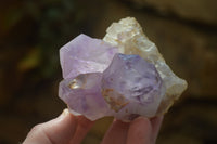 Natural Jacaranda Amethyst Clusters x 6 From Mumbwa, Zambia - Toprock Gemstones and Minerals 