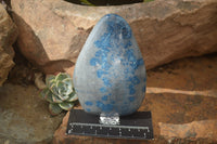 Polished Blue Spotted Spinel Quartz Standing Free Forms x 2 From Madagascar - Toprock Gemstones and Minerals 