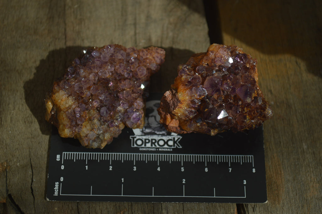 Natural Dark Amethyst Clusters x 35 From Kwaggafontein, South Africa - Toprock Gemstones and Minerals 