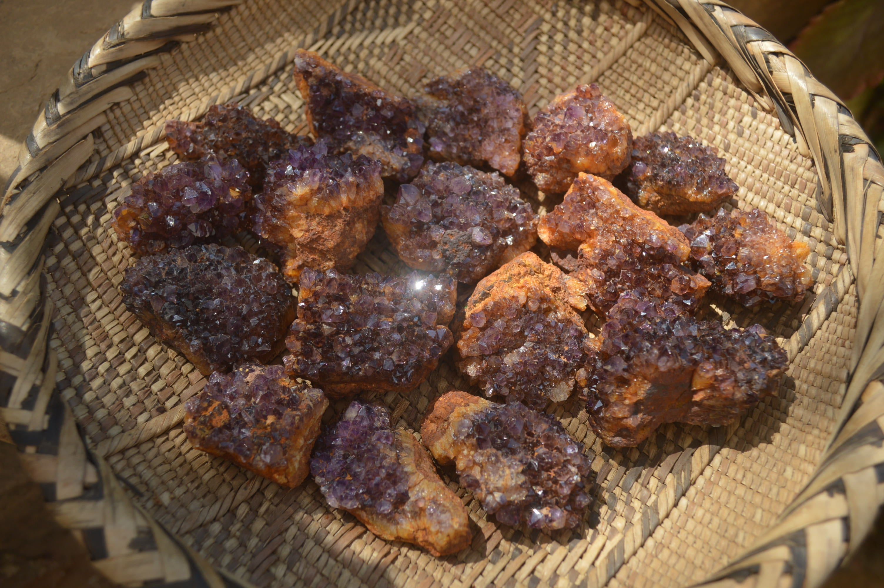 Natural Dark Amethyst Clusters x 35 From Kwaggafontein, South Africa - Toprock Gemstones and Minerals 