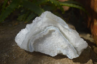Natural Etched Blue Chalcedony Specimens  x 3 From Malawi - Toprock Gemstones and Minerals 