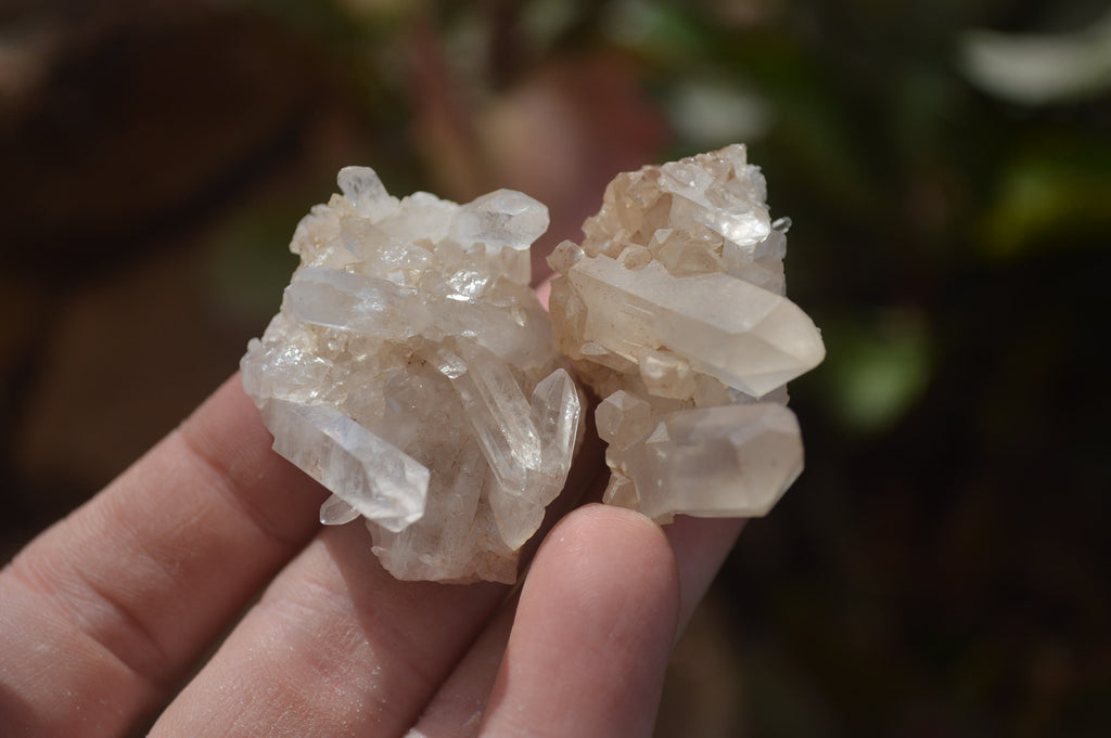 Natural Mini Quartz Clusters  x 35 From Madagascar - Toprock Gemstones and Minerals 