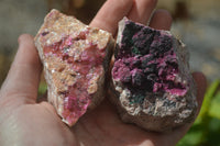 Natural Pink Salrose Cobaltion Dolomite Specimens x 6 From Kakanda, Congo - Toprock Gemstones and Minerals 