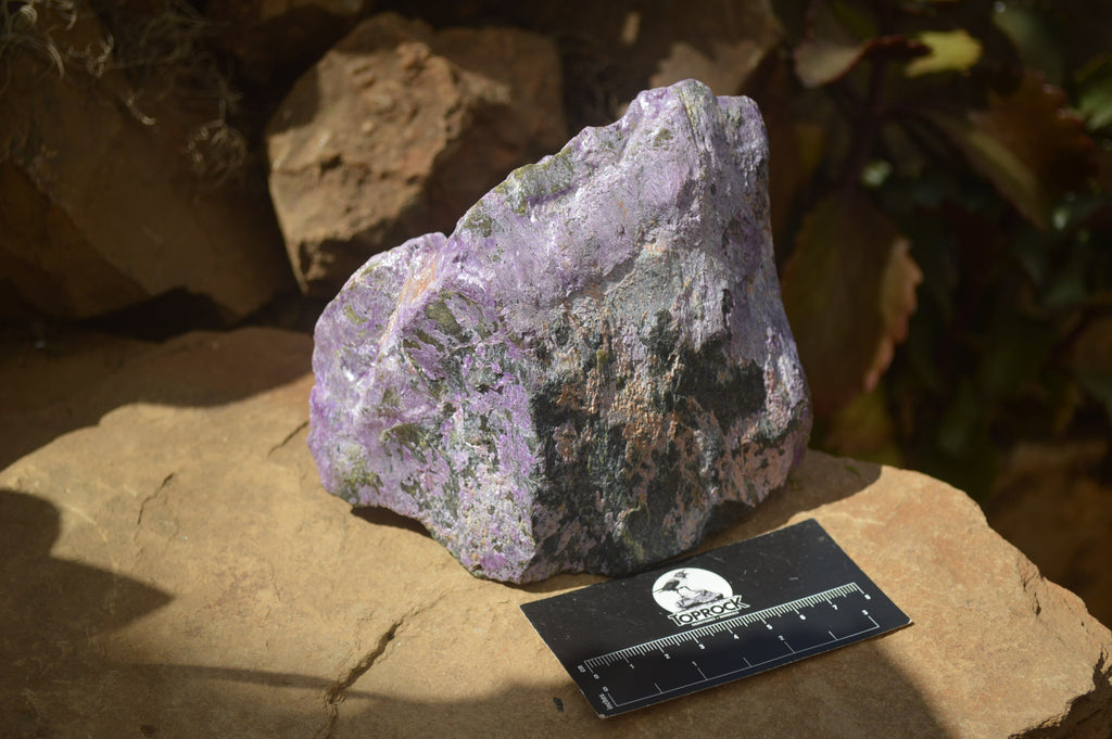 Natural Rough Stichtite & Serpentine Specimens x 2 From Barberton, South Africa - Toprock Gemstones and Minerals 