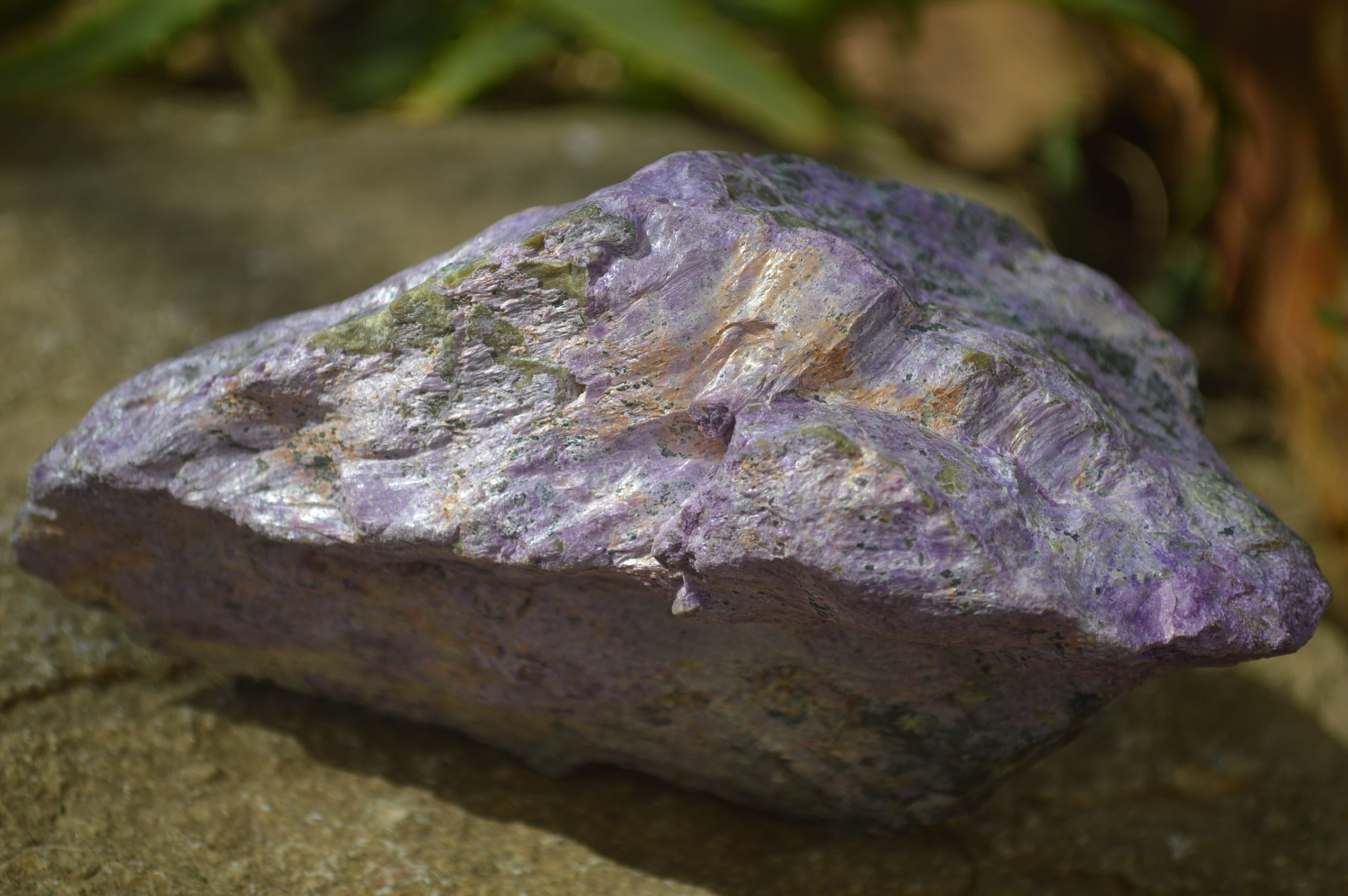 Natural Rough Stichtite & Serpentine Specimens x 2 From Barberton, South Africa - Toprock Gemstones and Minerals 