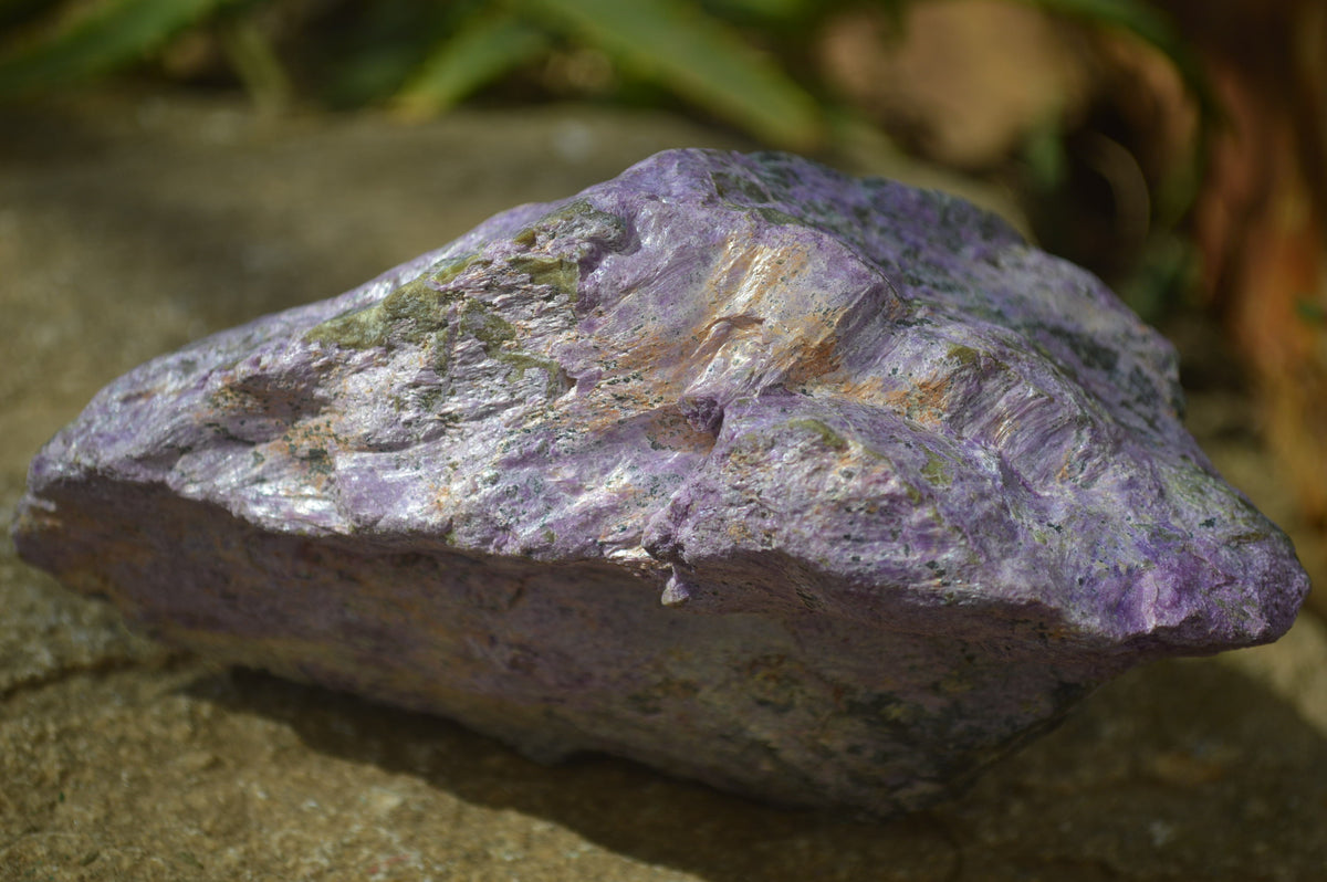 Natural Rough Stichtite & Serpentine Specimens x 2 From Barberton, South Africa - Toprock Gemstones and Minerals 