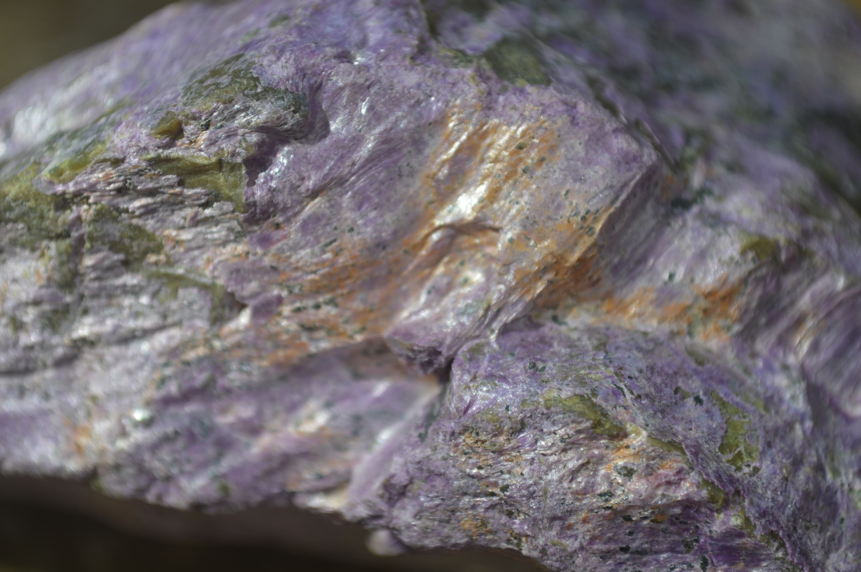 Natural Rough Stichtite & Serpentine Specimens x 2 From Barberton, South Africa - Toprock Gemstones and Minerals 