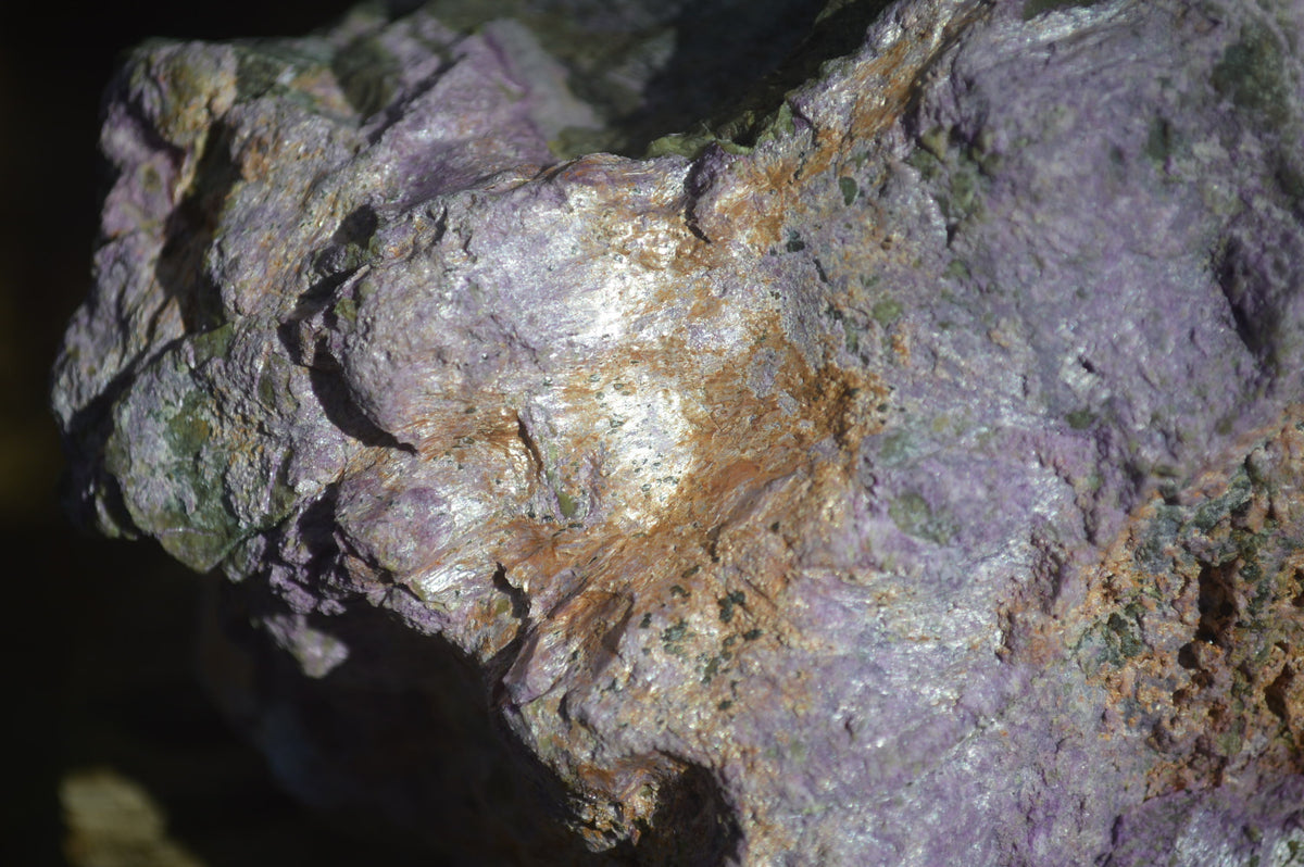 Natural Rough Stichtite & Serpentine Specimens x 2 From Barberton, South Africa - Toprock Gemstones and Minerals 
