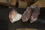 Natural Red Hematoid Quartz Specimens x 2 From Karoi, Zimbabwe - Toprock Gemstones and Minerals 