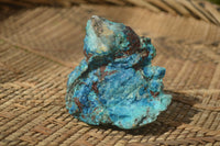 Natural Shattuckite & Chrysocolla Rough Pieces x 9 From Kaokoveld, Namibia