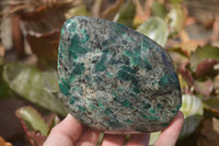 Polished Rare Emerald Mica In Matrix Standing Free Forms x 1 From Mutoko, Zimbabwe - Toprock Gemstones and Minerals 