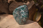 Polished Rare Emerald Mica In Matrix Standing Free Forms x 1 From Mutoko, Zimbabwe - Toprock Gemstones and Minerals 