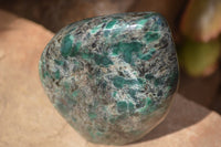 Polished Rare Emerald Mica In Matrix Standing Free Forms x 1 From Mutoko, Zimbabwe - Toprock Gemstones and Minerals 