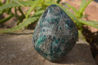 Polished Rare Emerald Mica In Matrix Standing Free Forms x 1 From Mutoko, Zimbabwe - Toprock Gemstones and Minerals 