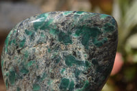 Polished Rare Emerald Mica In Matrix Standing Free Forms x 1 From Mutoko, Zimbabwe - Toprock Gemstones and Minerals 