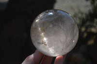 Polished Clear Smokey Quartz Crystal Ball x 1 From Madagascar - Toprock Gemstones and Minerals 