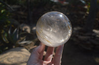 Polished Clear Smokey Quartz Crystal Ball x 1 From Madagascar - Toprock Gemstones and Minerals 