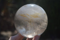 Polished Clear Smokey Quartz Crystal Ball x 1 From Madagascar - Toprock Gemstones and Minerals 