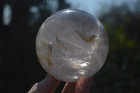 Polished Clear Smokey Quartz Crystal Ball x 1 From Madagascar - Toprock Gemstones and Minerals 