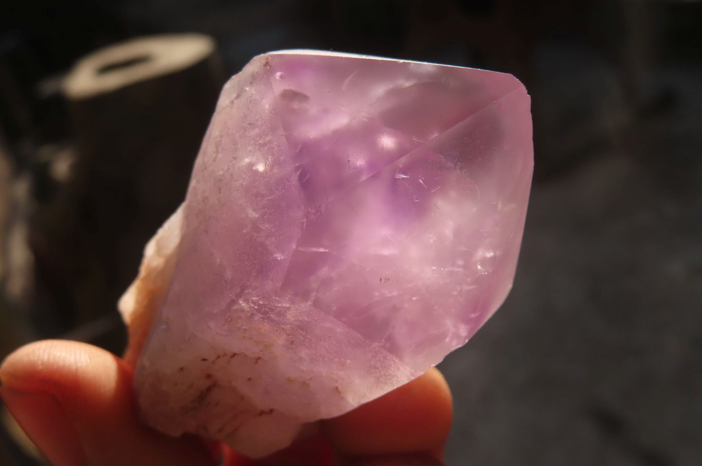 Polished Jacaranda Amethyst Crystals x 12 From Zambia - Toprock Gemstones and Minerals 