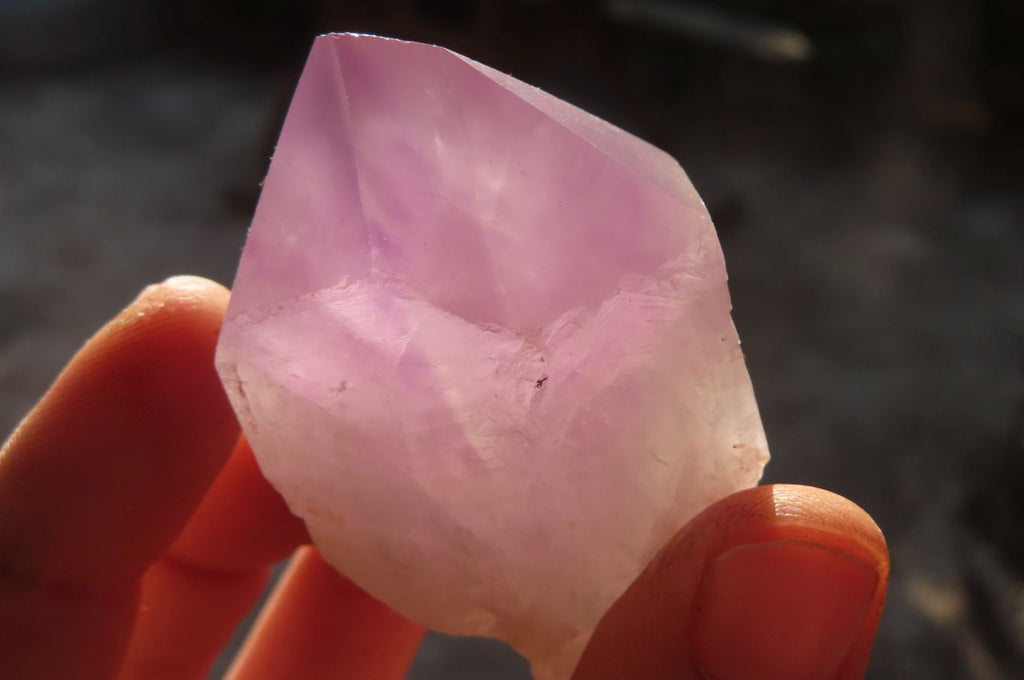 Polished Jacaranda Amethyst Crystals x 12 From Zambia - Toprock Gemstones and Minerals 