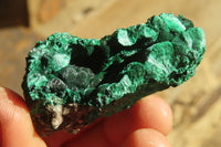 Natural Chatoyant Silky Malachite Specimens  x 12 From Kasompe, Congo - Toprock Gemstones and Minerals 