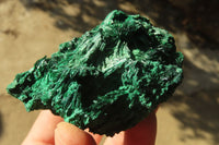 Natural Chatoyant Silky Malachite Specimens  x 12 From Kasompe, Congo - Toprock Gemstones and Minerals 