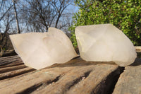 Natural Castle Quartz Crystals  x 12 From Madagascar - Toprock Gemstones and Minerals 