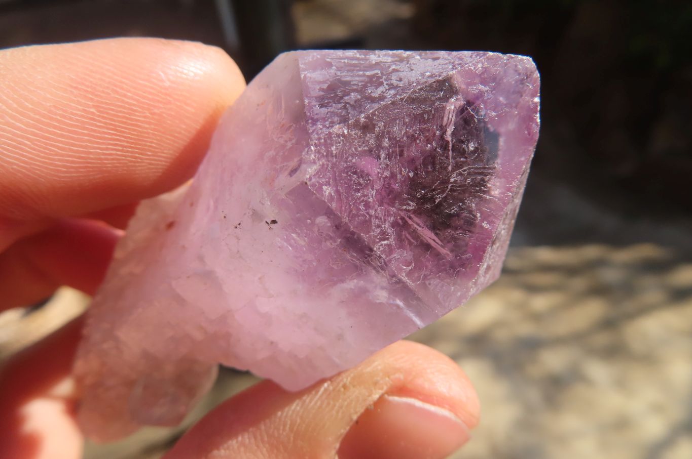 Natural Jacaranda Amethyst Crystals x 35 From Zambia - Toprock Gemstones and Minerals 