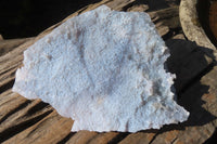 Natural Etched Blue Chalcedony Specimens  x 2 From Malawi - Toprock Gemstones and Minerals 