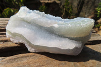 Natural Etched Blue Chalcedony Specimens  x 6 From Malawi - Toprock Gemstones and Minerals 