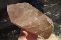 Polished Extra Large Smokey Quartz Point  x 1 From Madagascar - Toprock Gemstones and Minerals 
