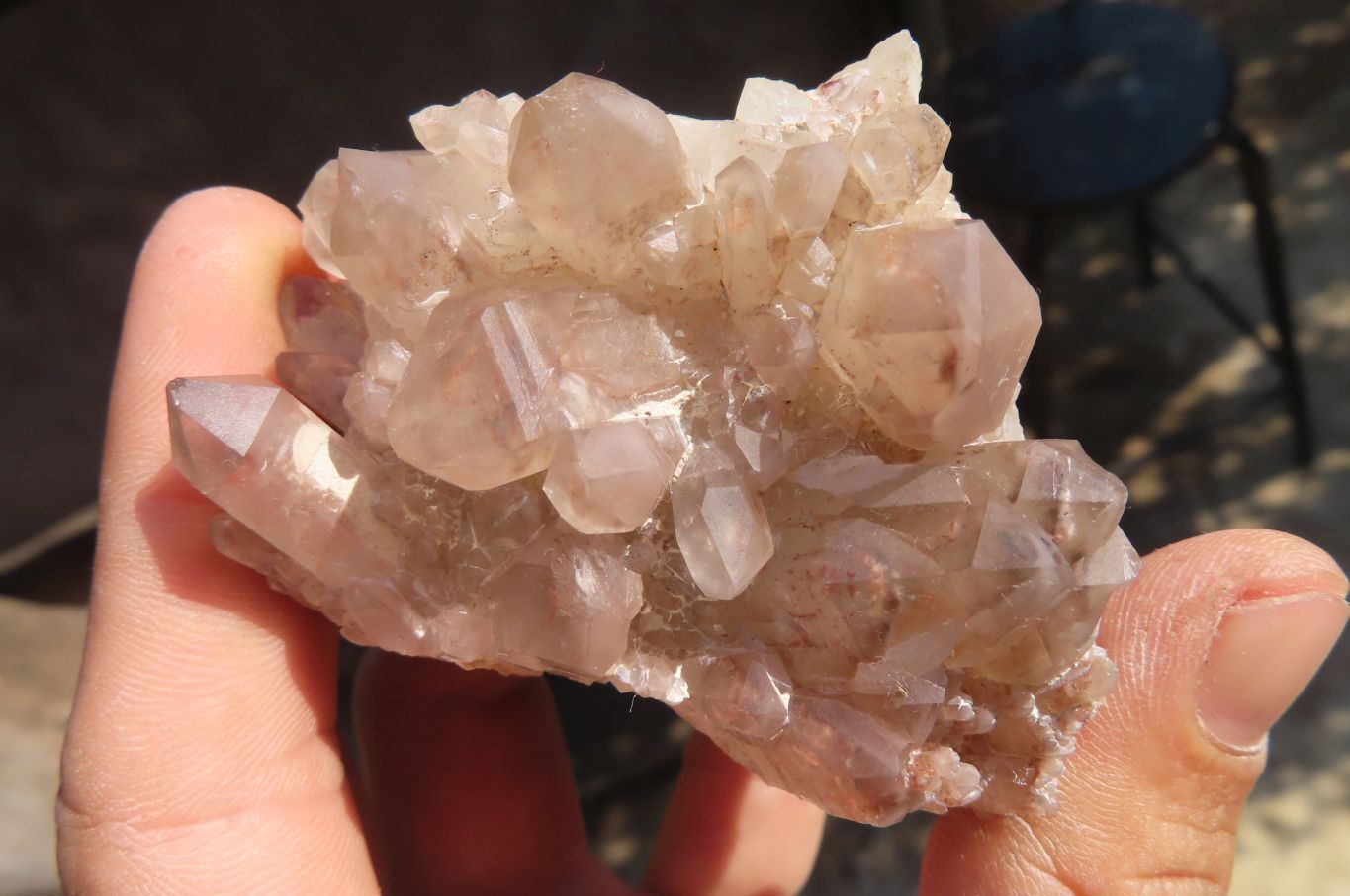 Natural Red Hematoid Quartz Specimens x 12 From Karoi, Zimbabwe - Toprock Gemstones and Minerals 