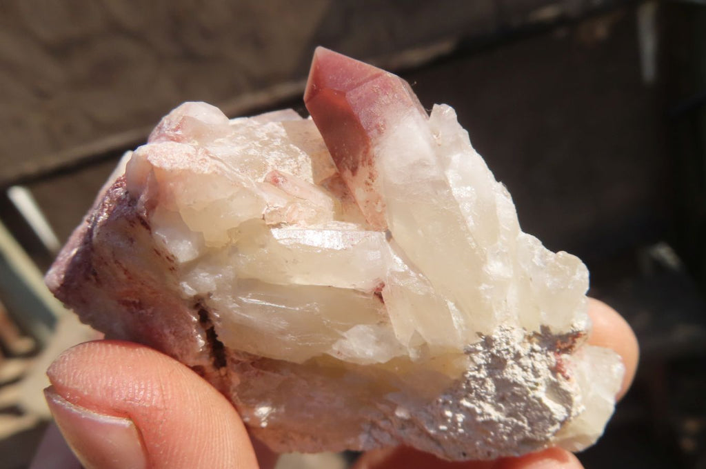 Natural Red Hematoid Quartz Specimens x 12 From Karoi, Zimbabwe - Toprock Gemstones and Minerals 