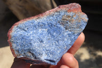 Natural Rare Dumortierite Cobbed Specimens x 6 From Mozambique - Toprock Gemstones and Minerals 
