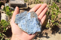Natural Rare Dumortierite Cobbed Specimens x 6 From Mozambique - Toprock Gemstones and Minerals 