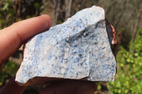 Natural Rare Dumortierite Cobbed Specimens x 6 From Mozambique - Toprock Gemstones and Minerals 