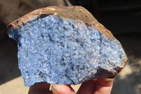 Natural Rare Dumortierite Cobbed Specimens x 6 From Mozambique - Toprock Gemstones and Minerals 