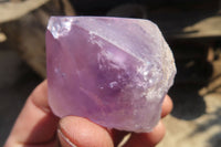 Polished Jacaranda Amethyst Crystals x 12 From Zambia - Toprock Gemstones and Minerals 