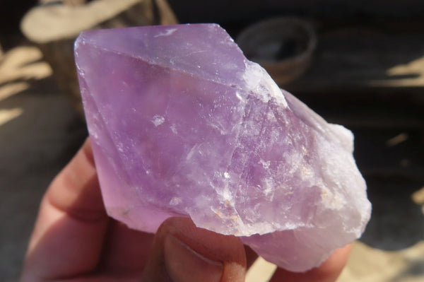 Polished Jacaranda Amethyst Crystals x 12 From Zambia - Toprock Gemstones and Minerals 