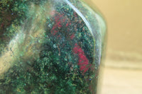 Polished Fluorescent Ruby Corundum In Chrome Verdite Free Forms x 4 From Zimbabwe - Toprock Gemstones and Minerals 