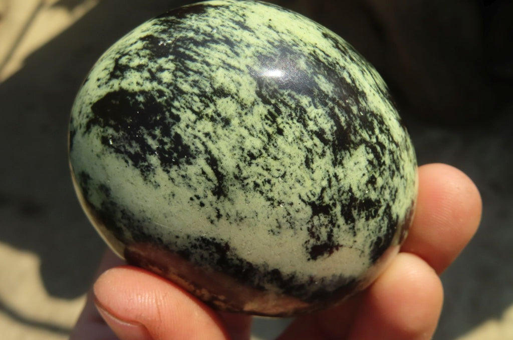 Polished Leopard Stone Gallets  x 6 From Inyanga, Zimbabwe - Toprock Gemstones and Minerals 